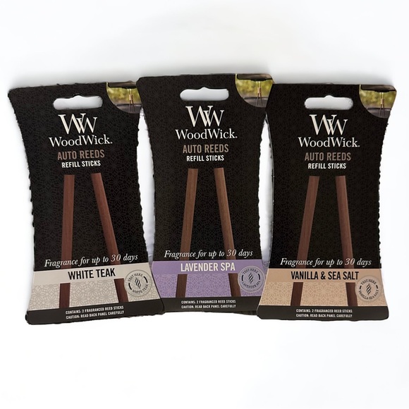 New WoodWick Reed Starter Pack & 1 Refill Air Freshener - Picture 2 of 6